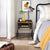 VASAGLE Bedside Table with Storage – Industrial Bedside Table in Rustic Brown with Adjustable Feet