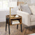 VASAGLE Bedside Table with Storage – Industrial Bedside Table in Rustic Brown with Adjustable Feet