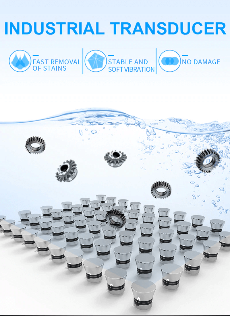 1.3L Ultrasonic Cleaner with Heating Function - 60W Ultrasound Wave Cleaner