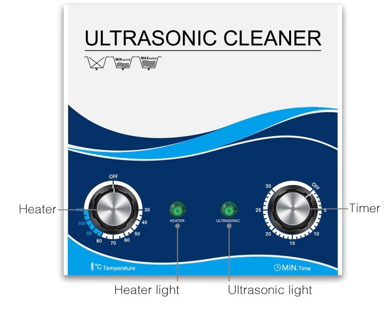 Ultrasonic Cleaner 10L Digital Cleaner for Jewelry, Eyeglasses, and More