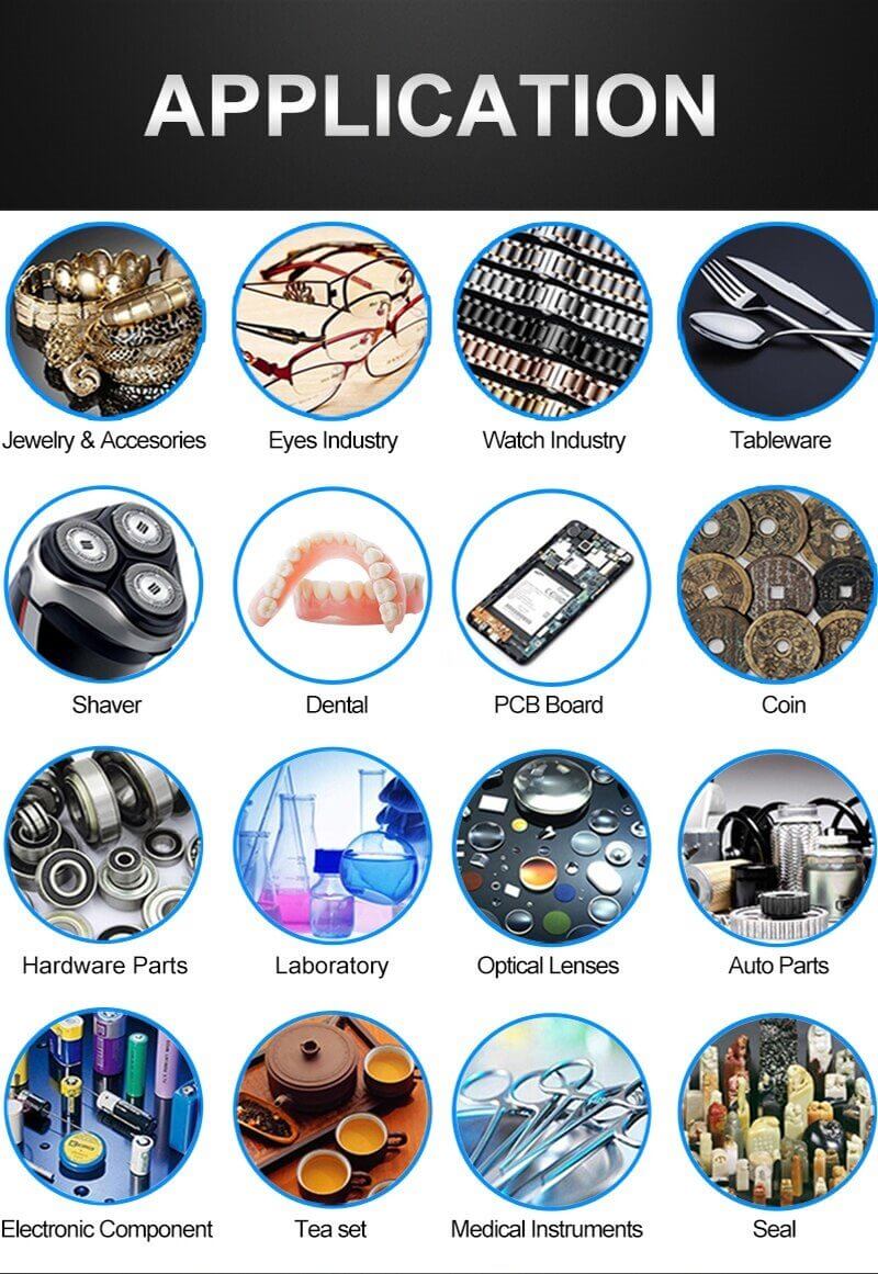 Ultrasonic Cleaner 10L Digital Cleaner for Jewelry, Eyeglasses, and More