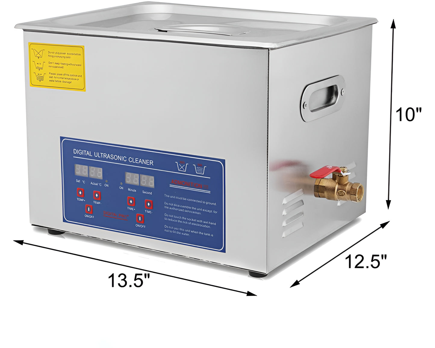 15L Ultrasonic Cleaner – Heated Ultrasonic Cleaning Machine