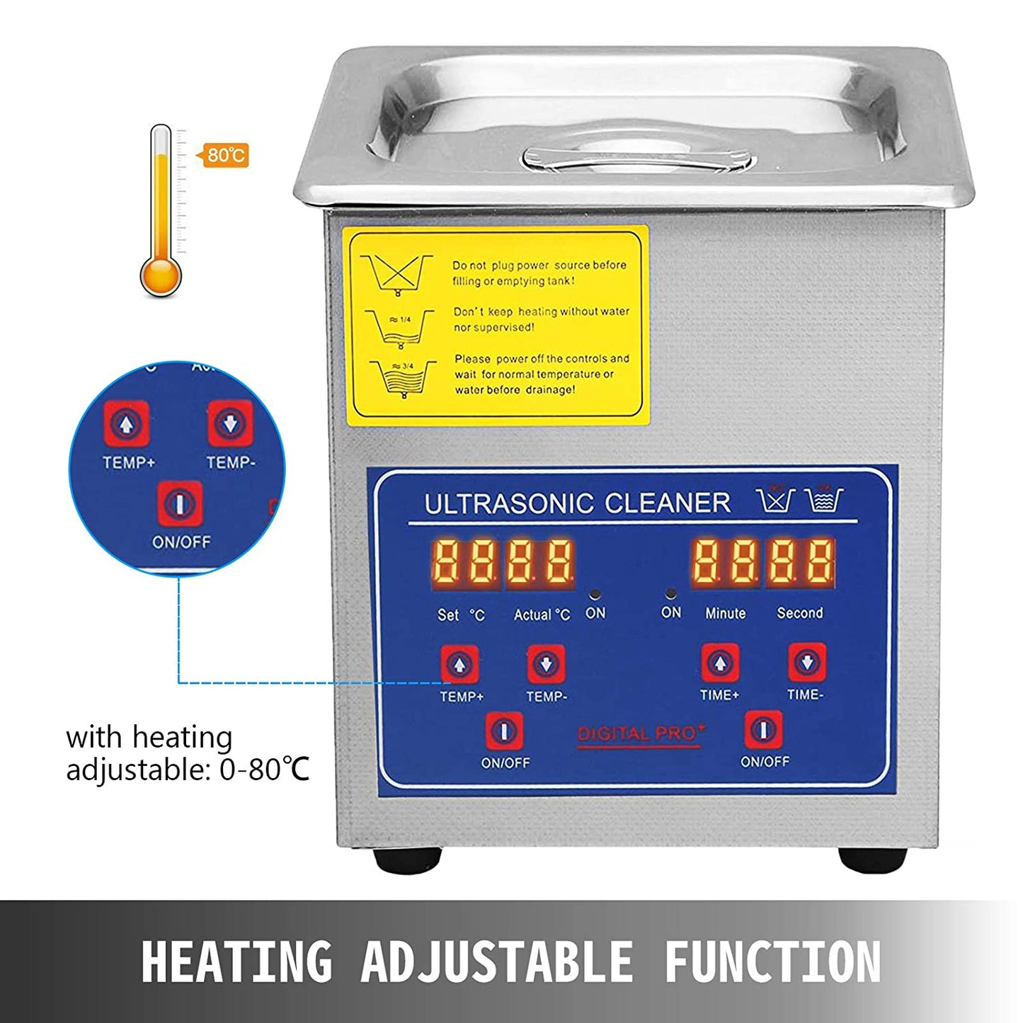 Commercial Ultrasonic Cleaner 4L