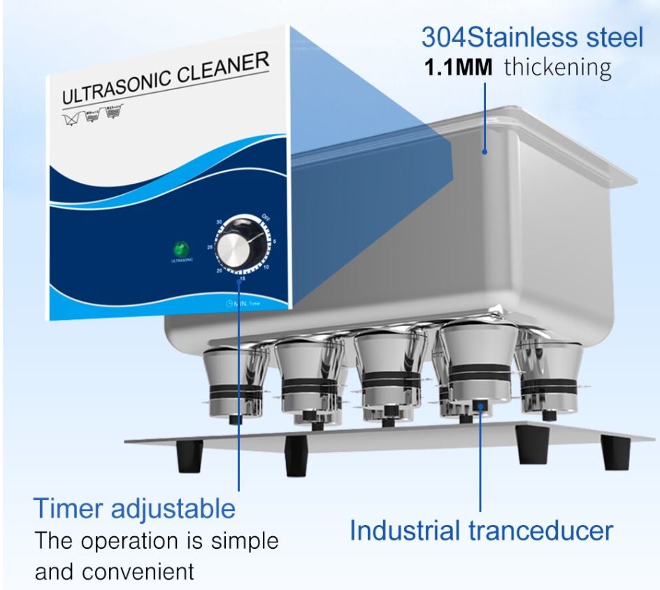 Ultrasonic Cleaner 6.5L Heating Function
