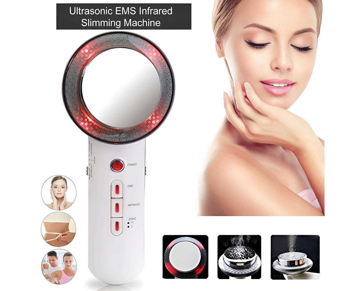 Electric Face Massager 3-in-1 Electric Face Massager Slimming Tool
