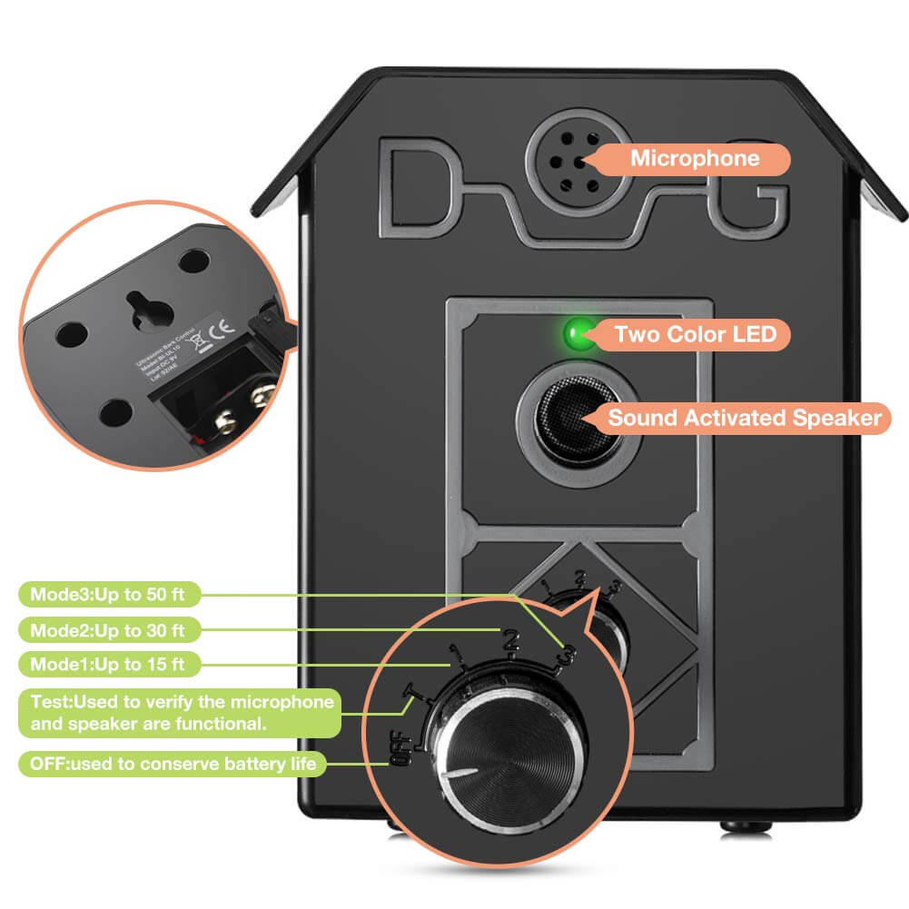 Ultrasonic Dog Bark Control Device