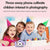 Unicorn Kids Camera with HD Video & Dual Lens – Blue