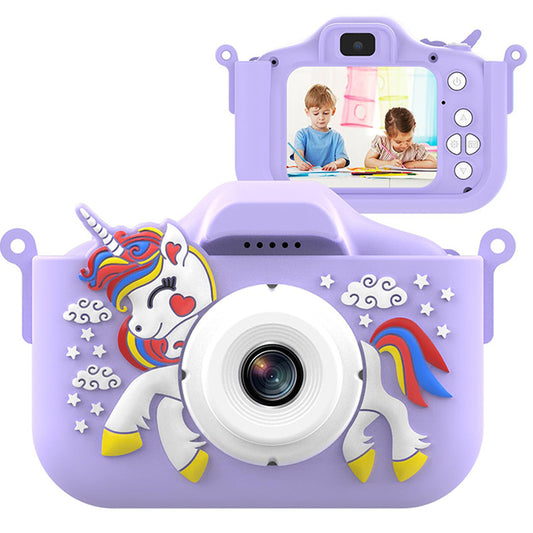 Unicorn Kids Camera 1080P – Purple Toddler Digital Camera for Ages 3–9