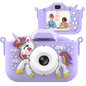 Unicorn Kids Camera 1080P - Purple Toddler Digital Camera for Ages 3–9