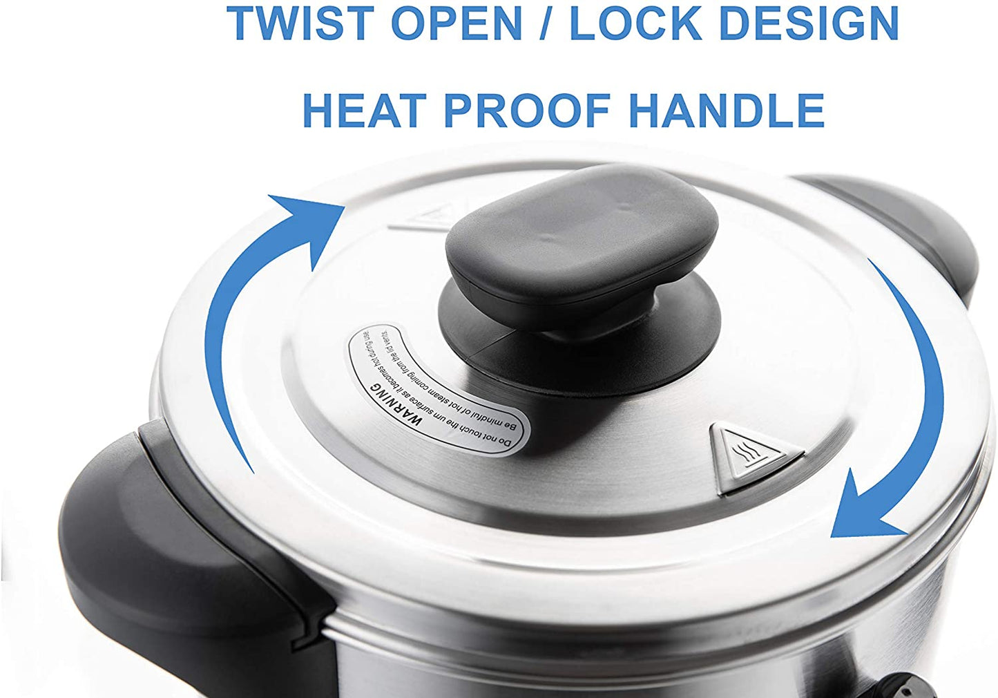 Commercial Grade Stainless Steel Coffee Hot Water Urn – 25L Capacity for Catering