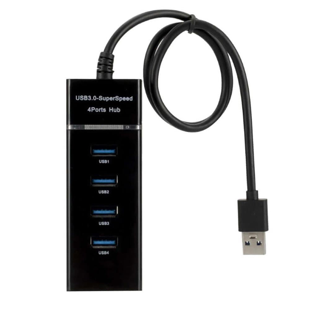 USB Hub - 4-Port USB 3.0 Hub with 5Gbps Speed & Plug-and-Play Design