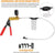 Brake Bleeder Kit Vacuum Pump – Universal Brake Bleeder Kit with Case