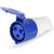 16A Ip44 Caravan Lead Connector Plug (Female)