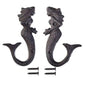 Cast Iron Mermaid Hook Set