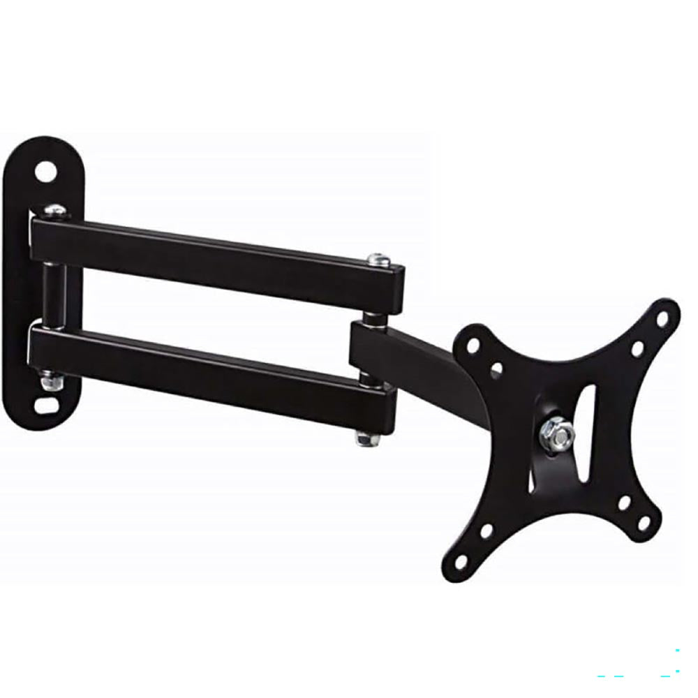 TV Bracket Swivel Full Motion Flat Mount for Computer Monitors (Up to 24 inches)