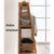 Freestanding Coat Clothing Garment Rack with Storage Shelf, 5-Tier Clothes Organizer Shelf with Shoe Rack for Household Retail