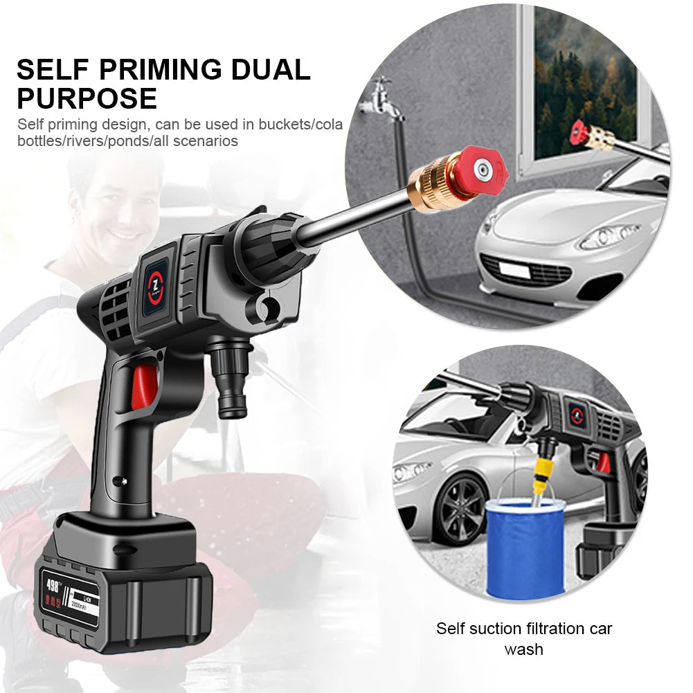 High Pressure Washer Gun Rechargeable