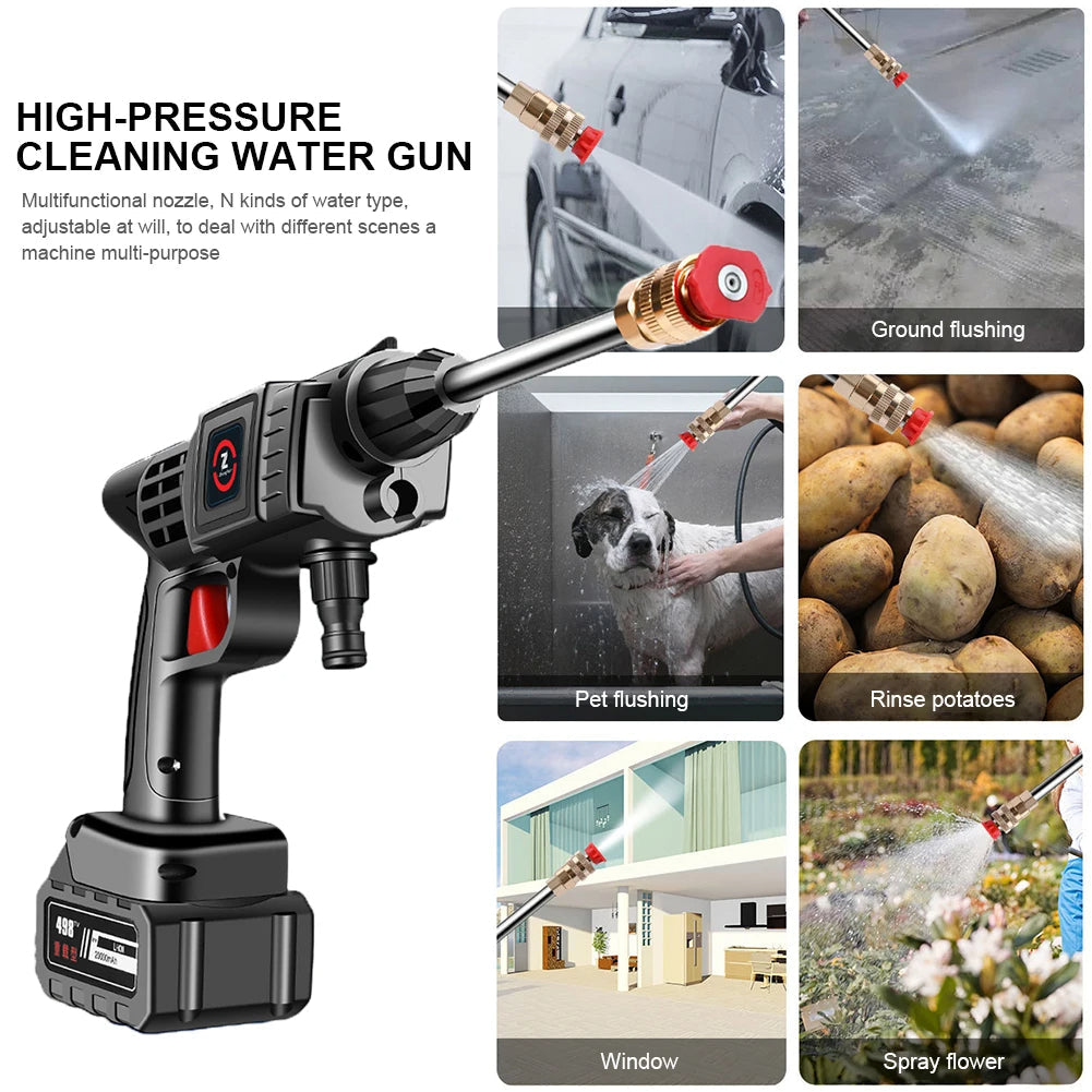 High Pressure Washer Gun Rechargeable