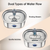 Stainless Steel Cat Water Fountain – 3.2L Water Dispenser with Dual Filter System