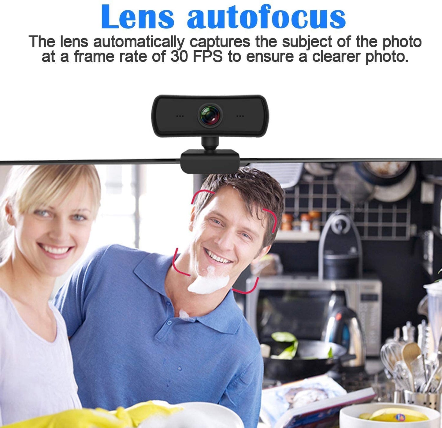 HD USB Webcam with Built-in Microphone – Perfect for Meetings and Online Chats