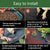 Heavy-Duty Weed Control Fabric Ground Cover 2MX50M 80G