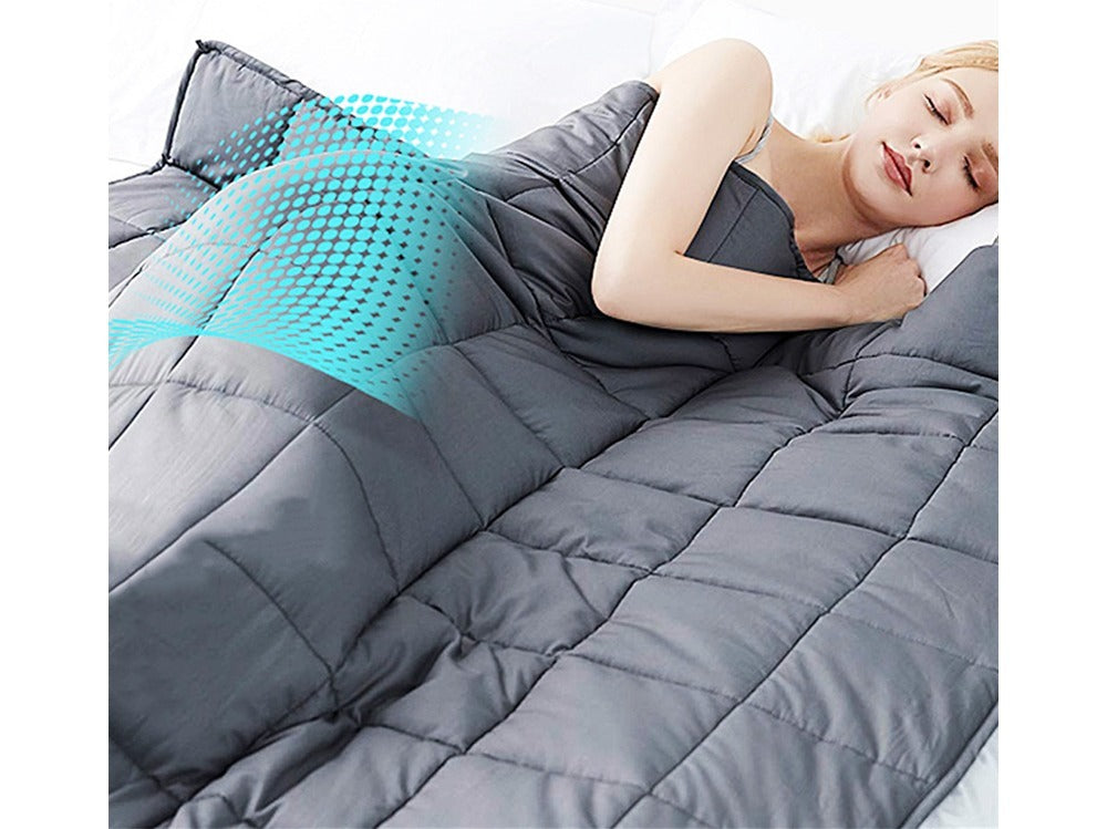 Premium Weighted Blanket for Bed - Cotton Blanket for Deep Sleep & Relaxation Aid