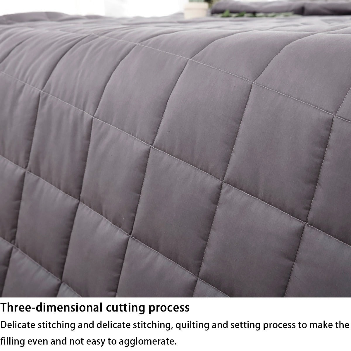 Premium Weighted Blanket for Bed - Cotton Blanket for Deep Sleep & Relaxation Aid
