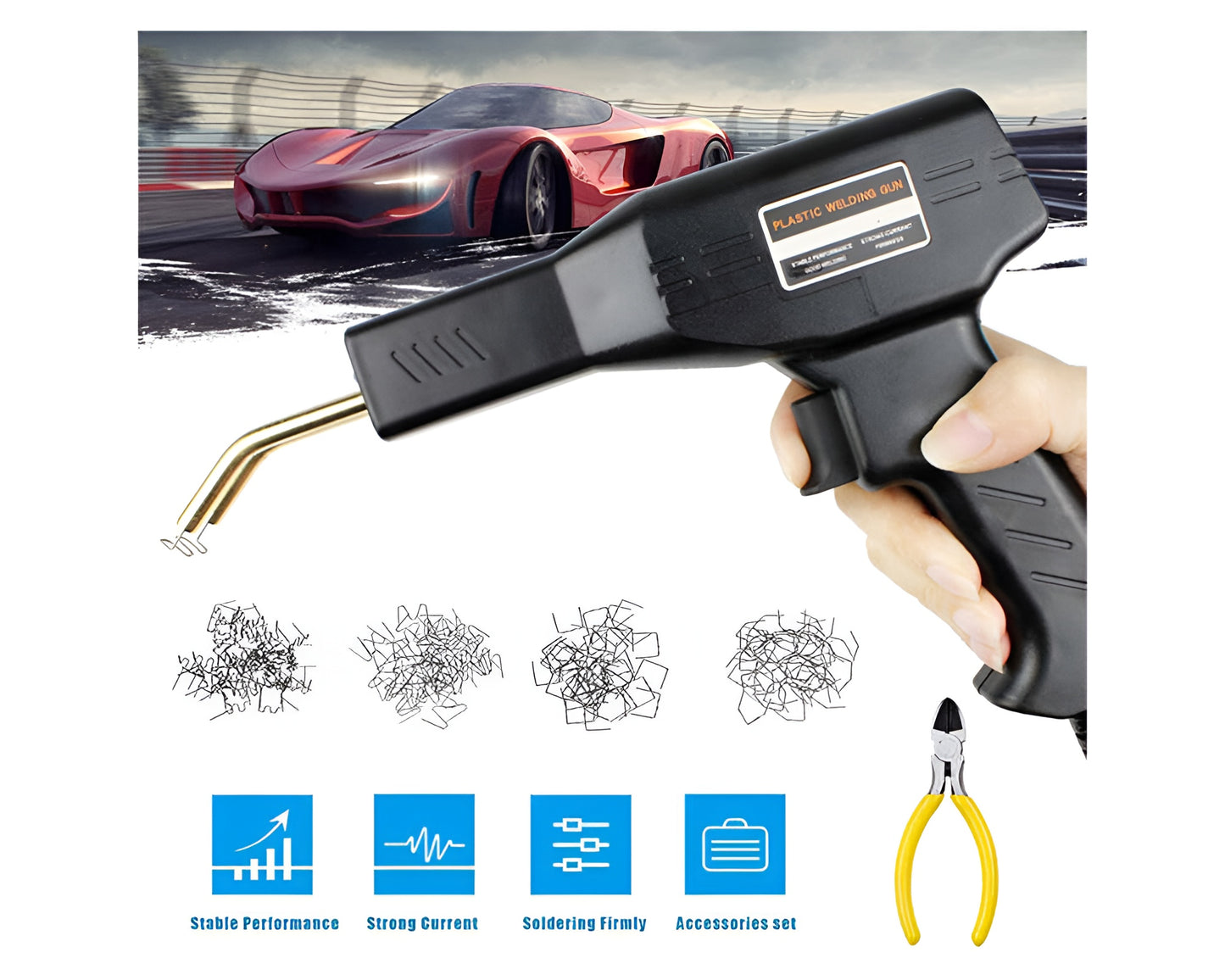 Plastic Welder, Hot Stapler Plastic Welding Machine – Premium Repair Kit for Automotive and Household Plastics