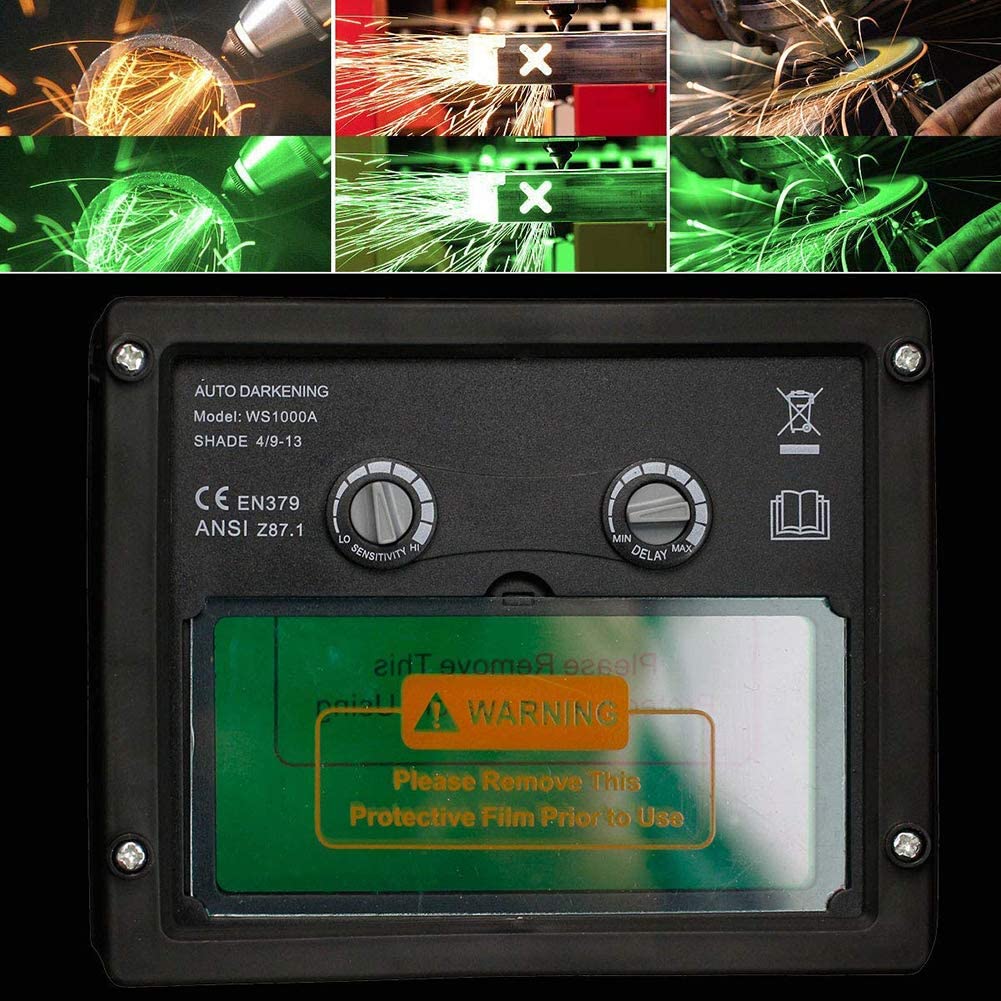 Auto Darkening Welding Helmet Black