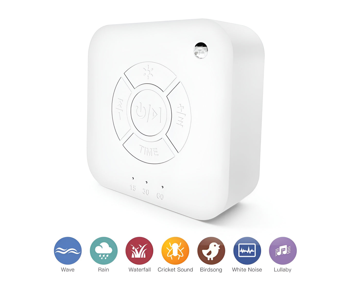 White Noise Machine with 9 Soothing Sounds Soothing Night Light