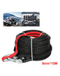 Synthetic Winch Rope Cable Kit 15M - Heavy Duty, Lightweight, and UV Resistant