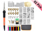 Wood Burning Kit Temperature Soldering Pyrography Pen Tips For Wood Burning, Soldering, Carving, Embossing