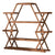6-Tier 15 Pots Wooden Plant Flower Display Stand Wood Shelf Storage Rack Holder Succulents Planter for Garden Patio Balcony