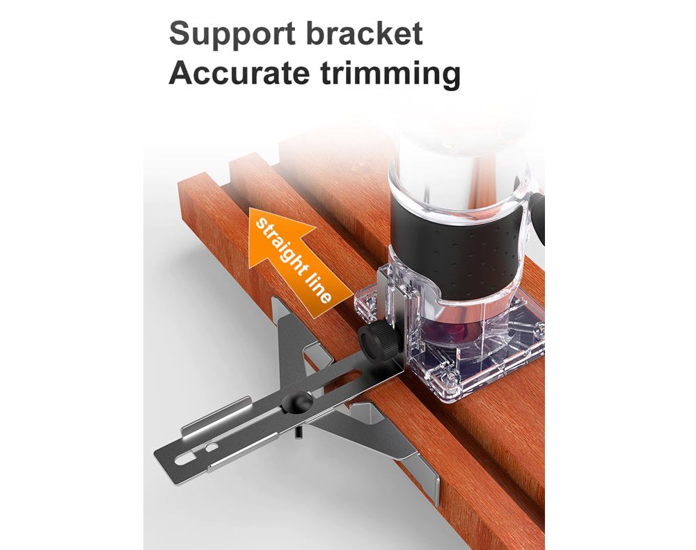 Wood Trimmer Router Tool – Compact Handheld Woodworking Router for Cutting, Trimming, and Joinery
