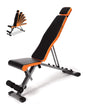 Exercise Bench Workout Bench – Adjustable Seat, 200 Kg Capacity, Folding, Flat/Incline/Decline Positions