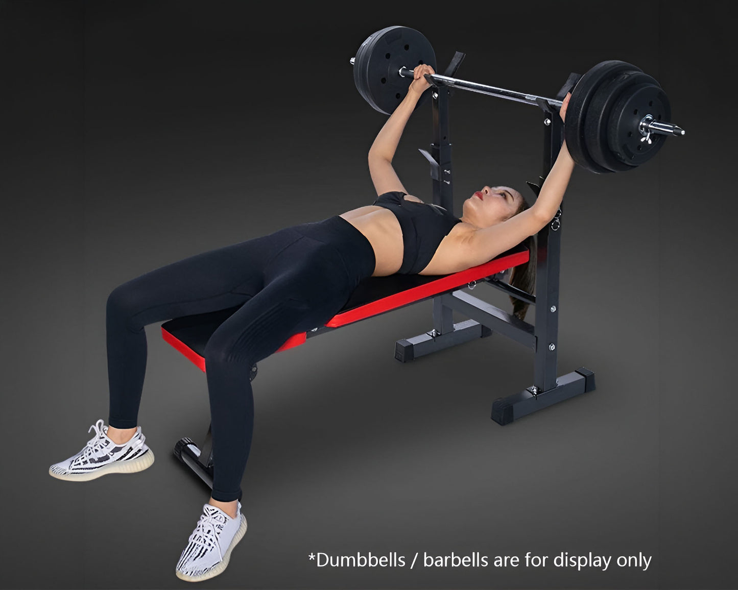 Folding Weight Bench 2 in 1 Sit Up Bench 250KG Adjustable Exercise Bench