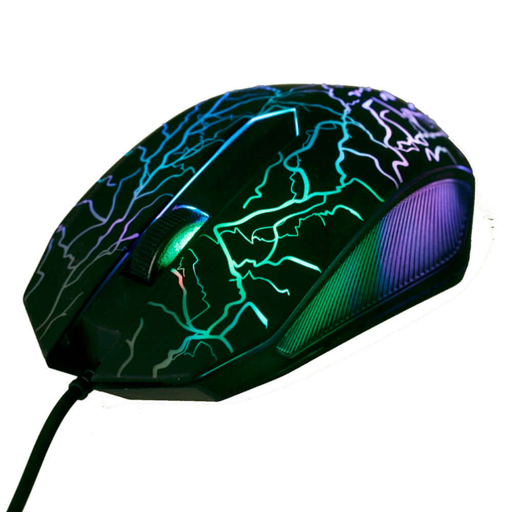 2.4GHz Wired Gaming Mouse with LED Lights