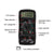 Handheld Digital Multimeter + Test Probes Large Backlit Lcd XL830L