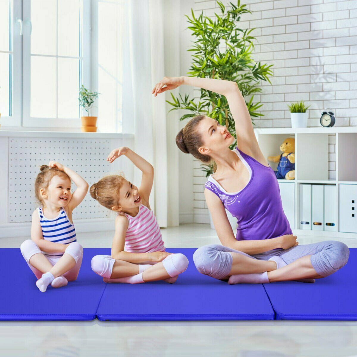 Gymnastics Mat – 6FT Gymnastics Mat with Handles & Foam