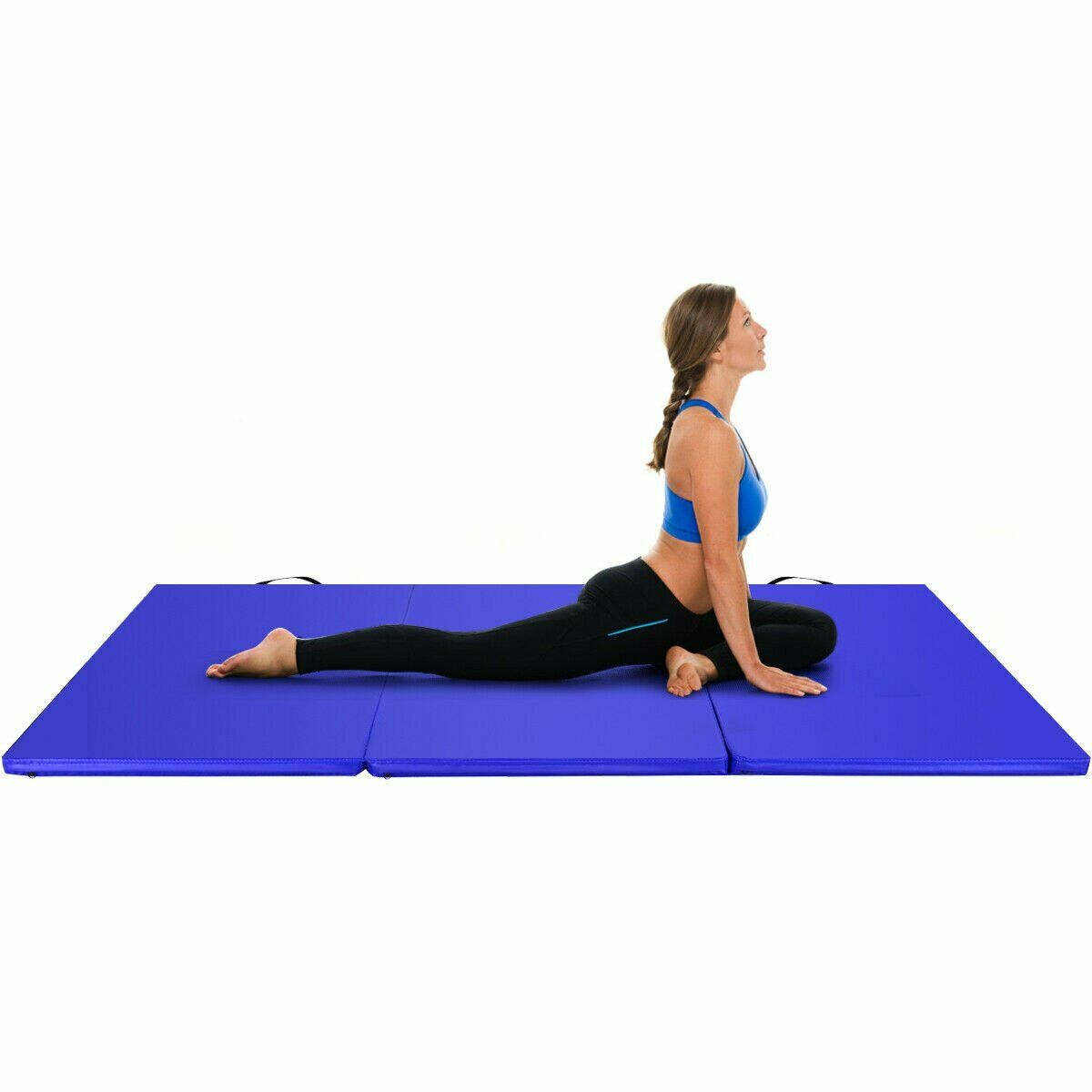 Gymnastics Mat – 6FT Gymnastics Mat with Handles & Foam