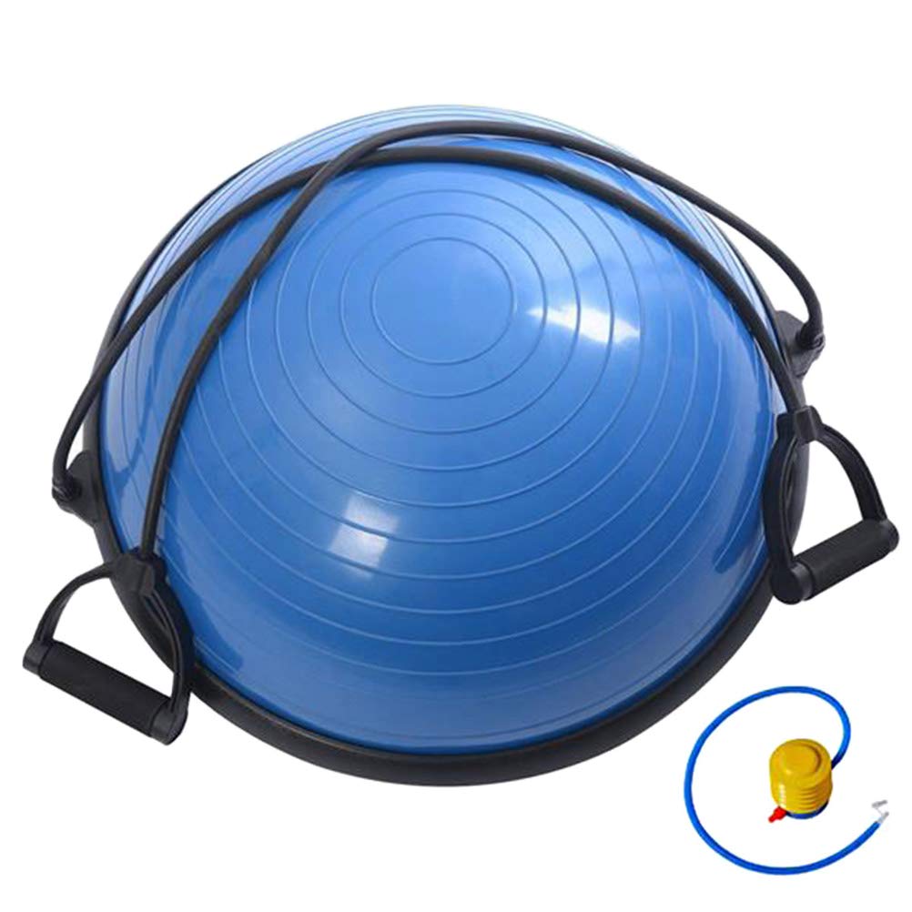 Balance Ball Yoga Home Fitness Trainer Exercise w Resistance Straps
