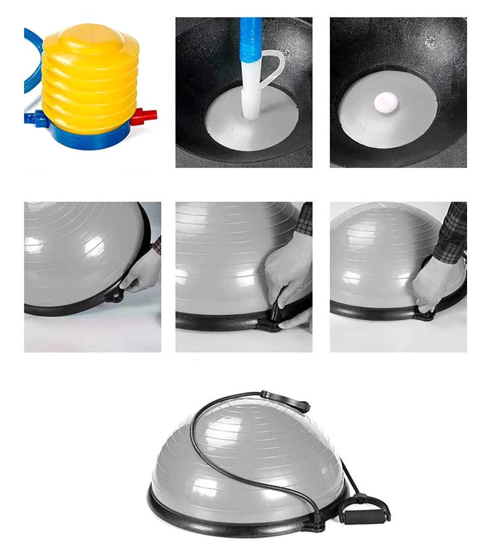 Yoga Ball Half Ball Balance Exercise Fitball Trainer Fitness Strength Training Exercise