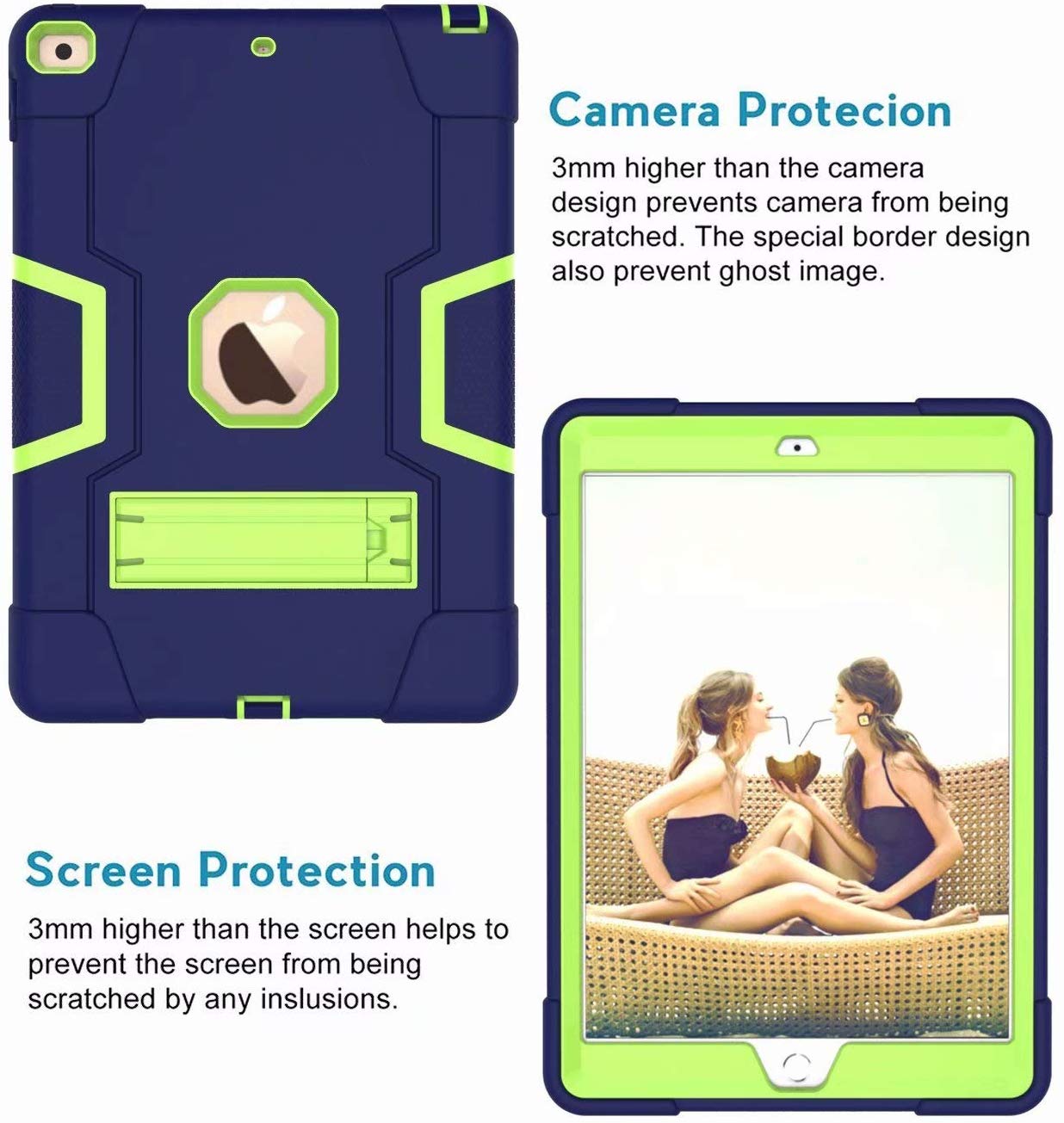 iPad 10.2 Case – Rugged iPad 10.2 Case for Kids Shockproof Armor