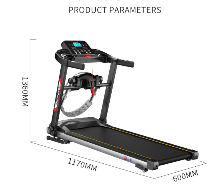 3.0HP Under Desk Motorized Treadmill with Remote Control