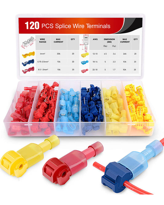 Electrical Terminal Crimp Wire Connectors 120Pcs