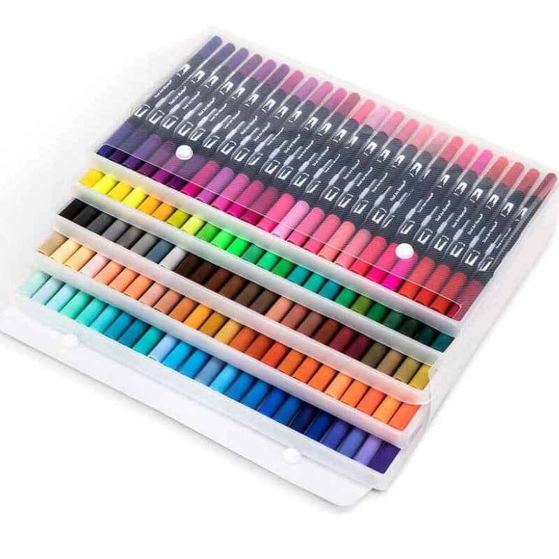 Dual Tip Markers (120 Piece Set)