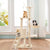 Cat Tree Condo with Scratching Posts, Perches, Basket Lounger, and Ladder – Deluxe Kitten Play House (138CM)
