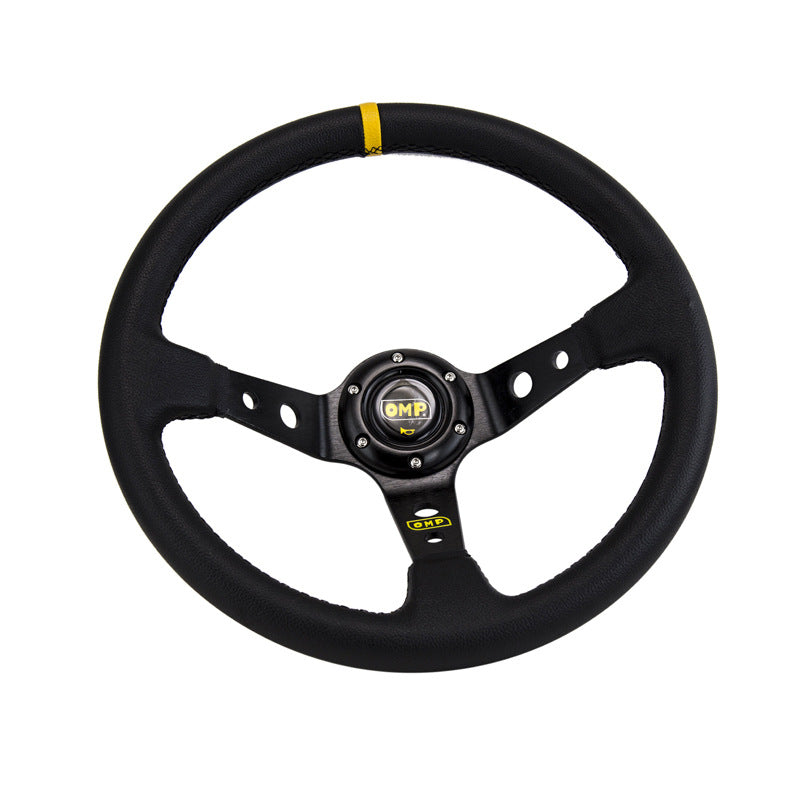 350MM Steering Wheel - Suede Leather Alloy Spokes