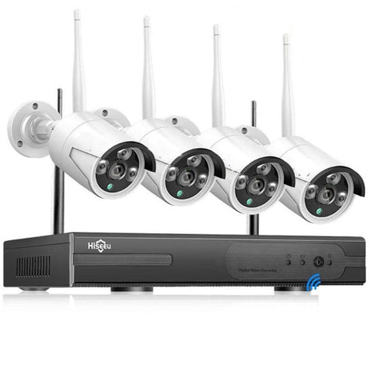 Wireless Security Camera system with 4 Cameras