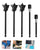 4 PCs Paint Mixer Drill Attachment Resin Mixer